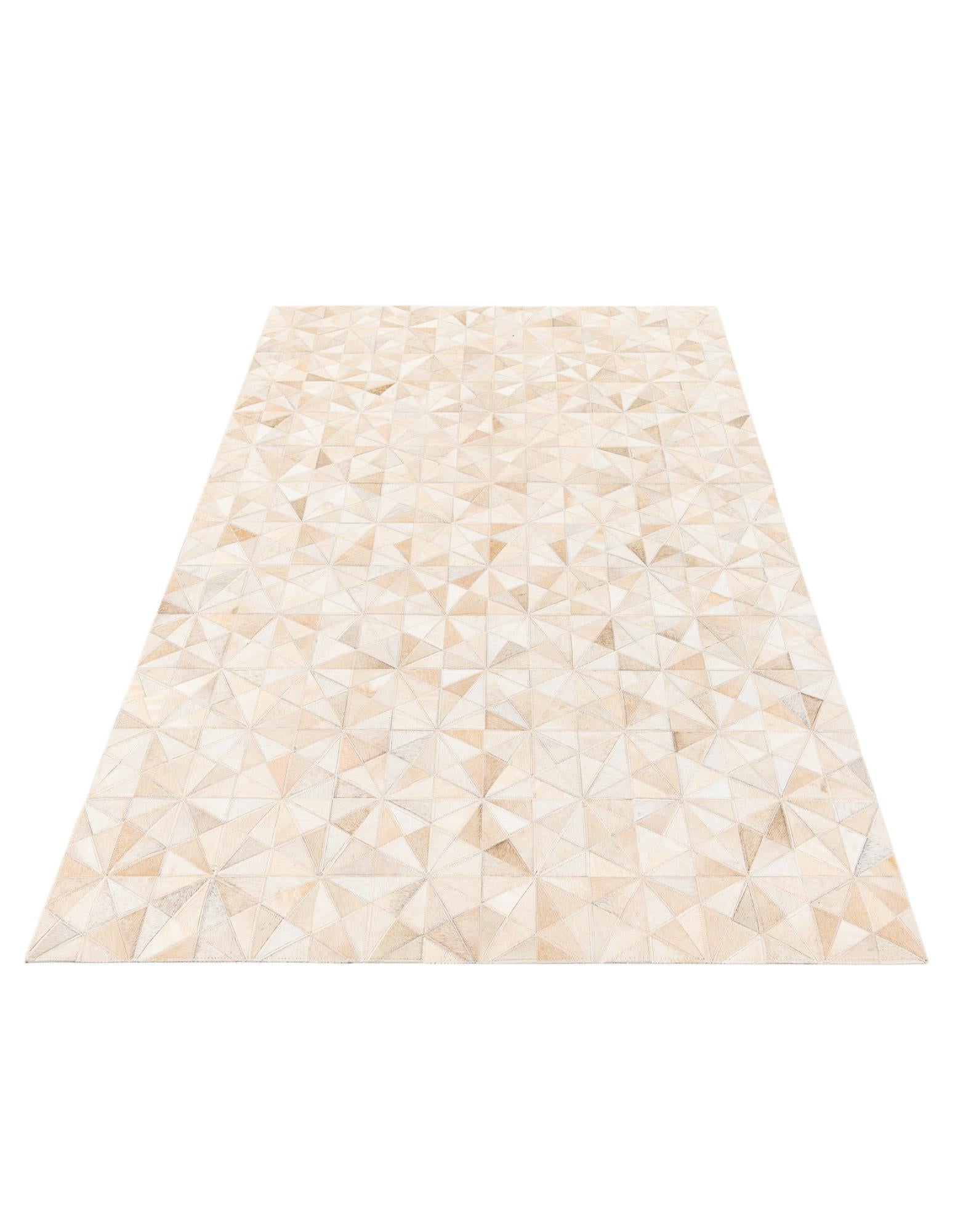3' 11 x 6' Cowhide Stocks Rug