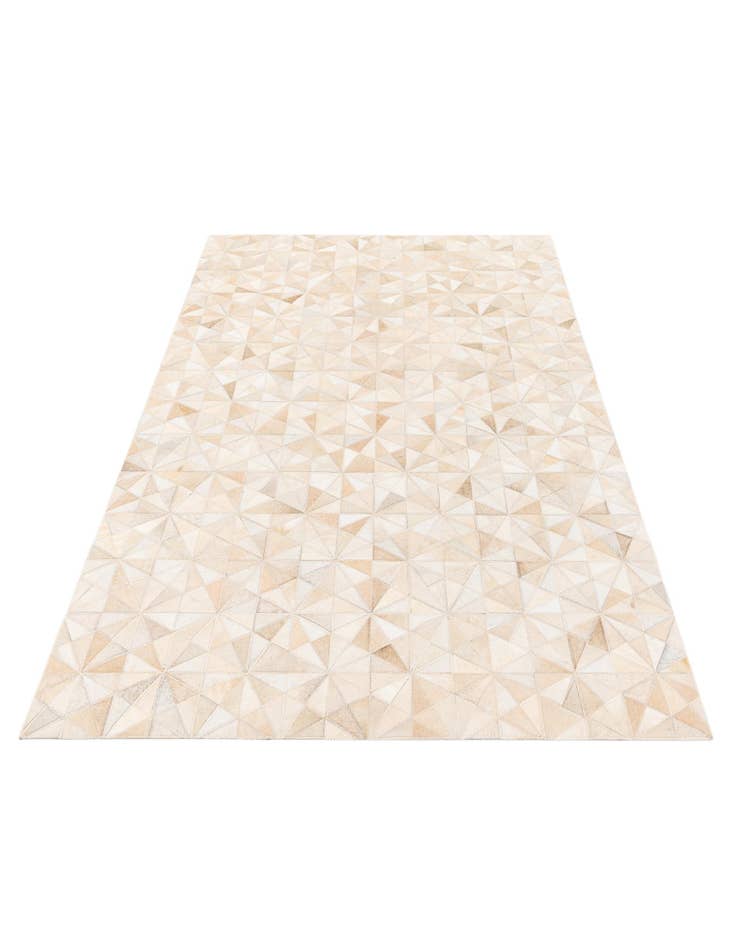 Detail image of 3' 11 x 6' Cowhide Stocks Rug