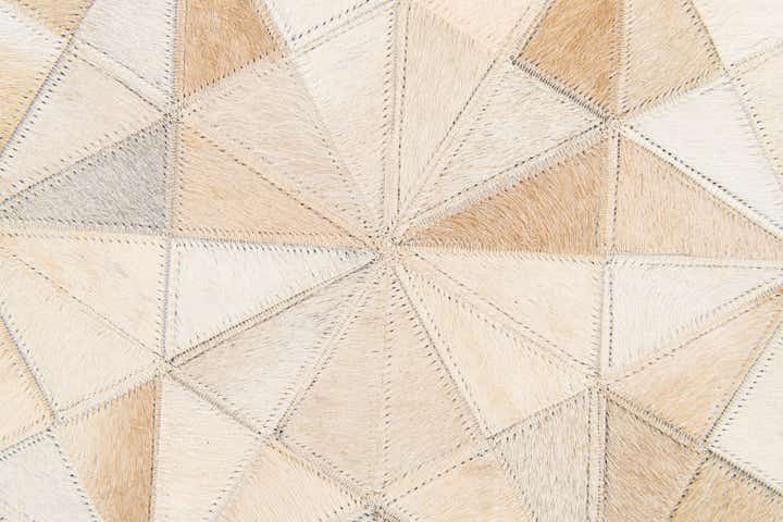3' 11 x 6' Cowhide Stocks Rug