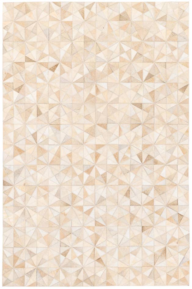 Detail image of 3' 11 x 6' Cowhide Stocks Rug