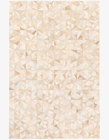 3' 11 x 6' Cowhide Stocks Rug