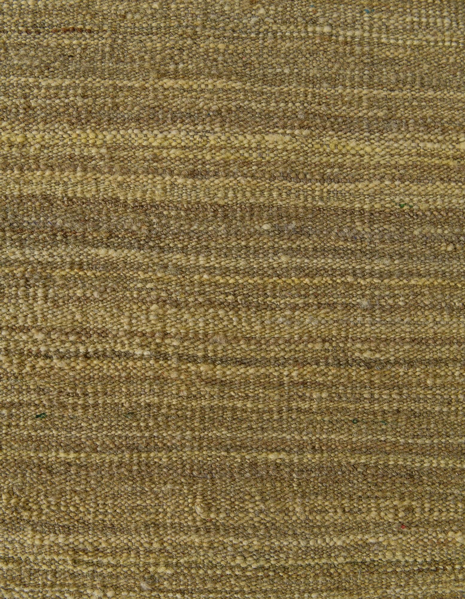 6' 11 x 9' 4 Hand Woven Kilim Modern Wool Rug