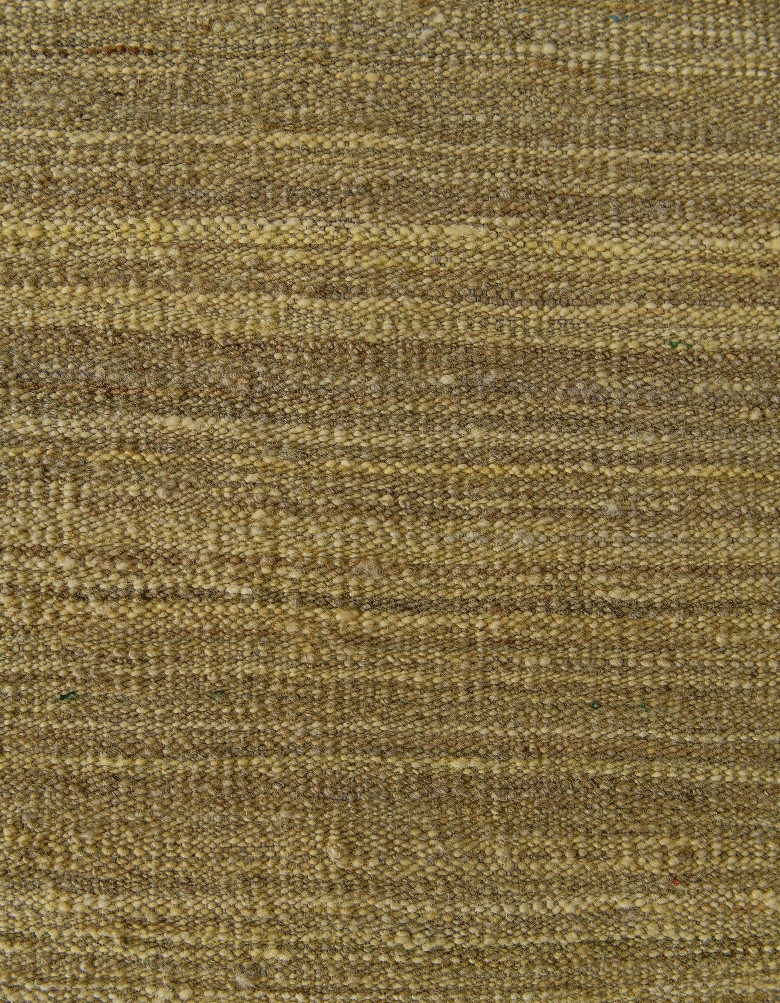6' 11 x 9' 4 Hand Woven Kilim Modern Wool Rug