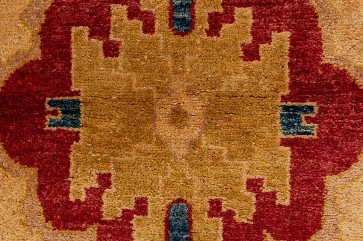 3' 5 x 5' 1 Hand Knotted Ziegler Wool Rug
