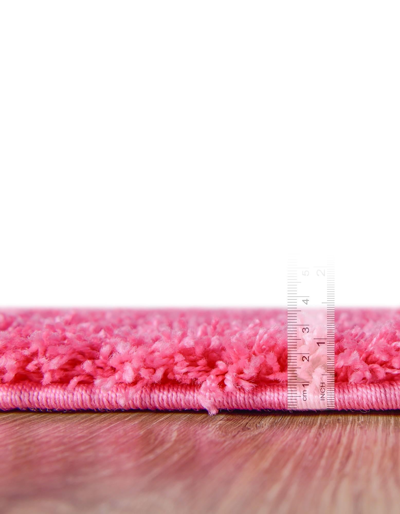 7' 10 x 7' 10 Solid Shag Round Rug