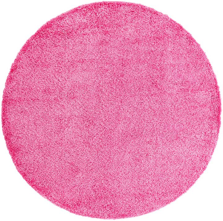 7' 10 x 7' 10 Solid Shag Round Rug