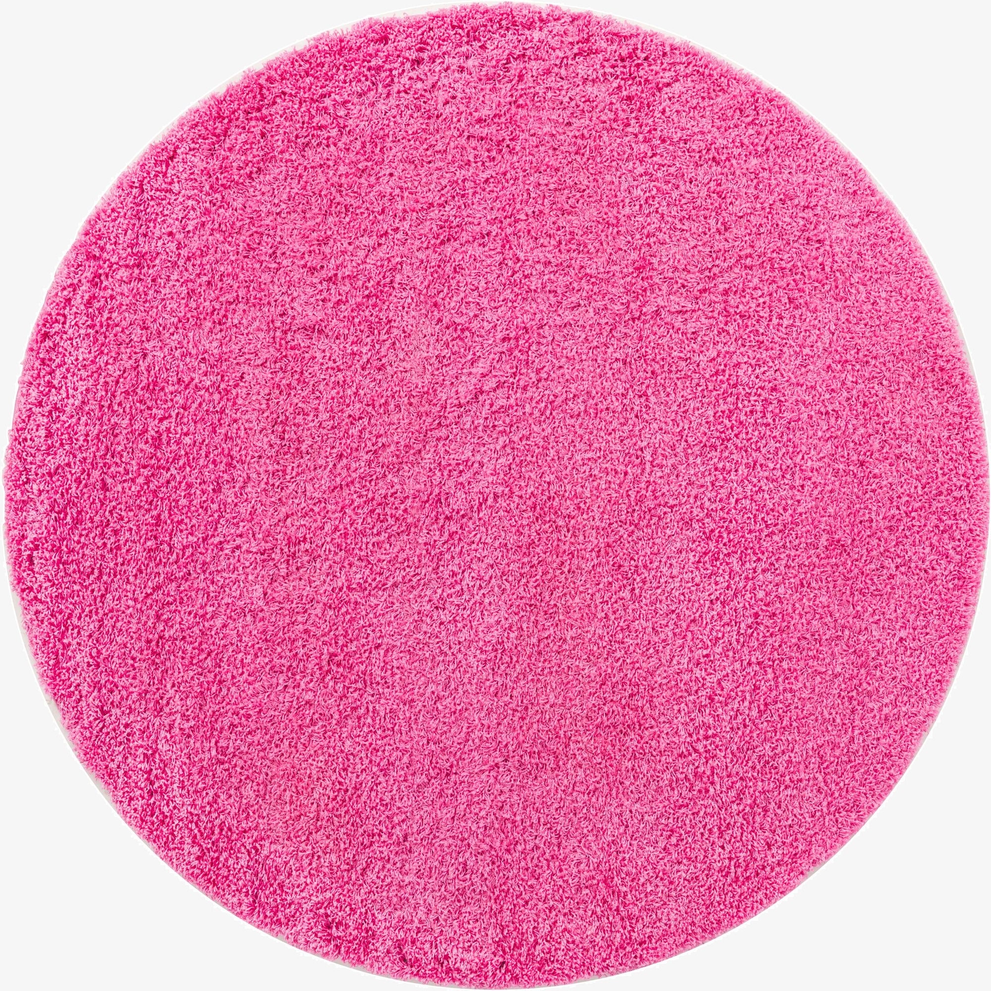 Primary image 7' x 7' Solid Shag Round Rug