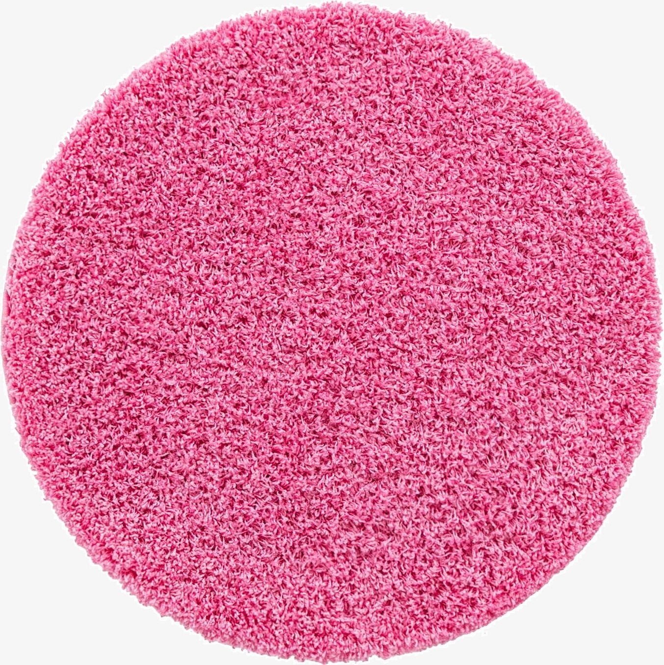 Primary image 95cm x 95cm Solid Shag Round Rug