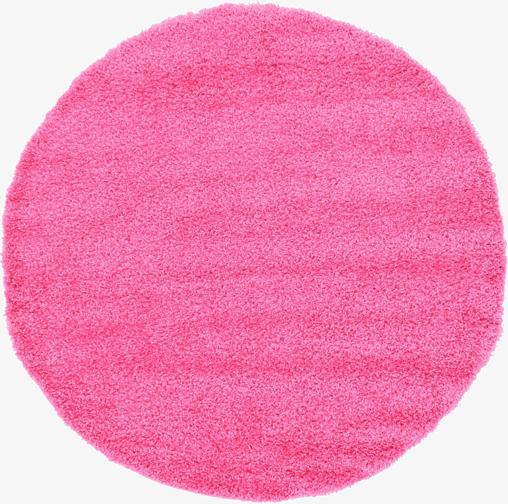 Primary image 6' x 6' Solid Shag Round Rug