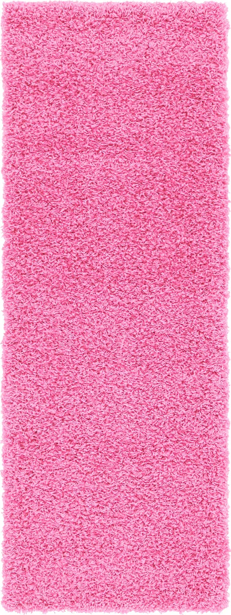 2' x 6' Solid Shag Runner Rug