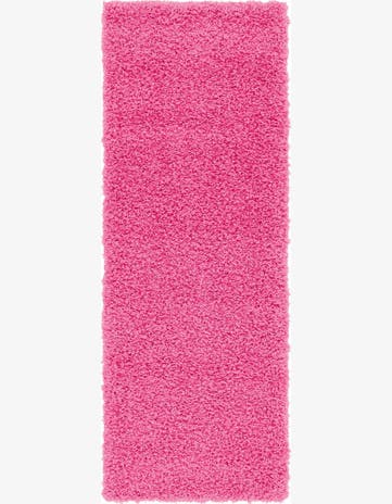 2' x 6' Solid Shag Runner Rug