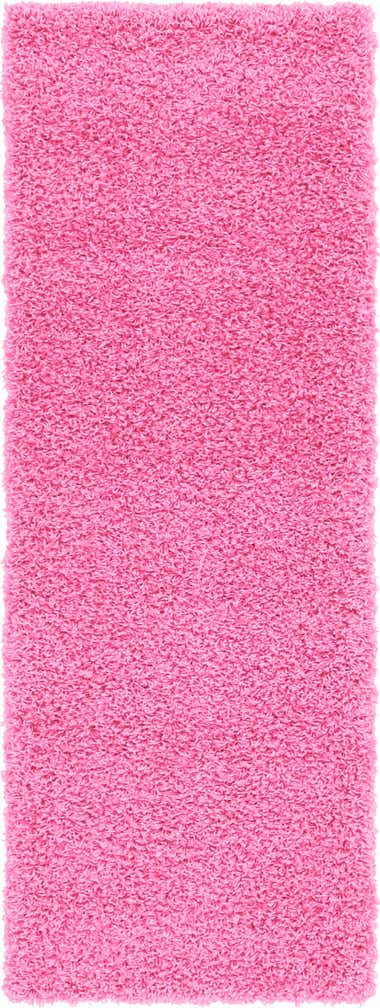 2' x 6' Solid Shag Runner Rug