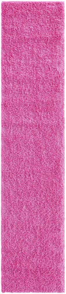 2' 7 x 12' Solid Shag Runner Rug