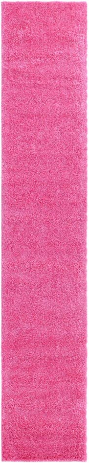 Detail image of 2' 7 x 14' Solid Shag Runner Rug