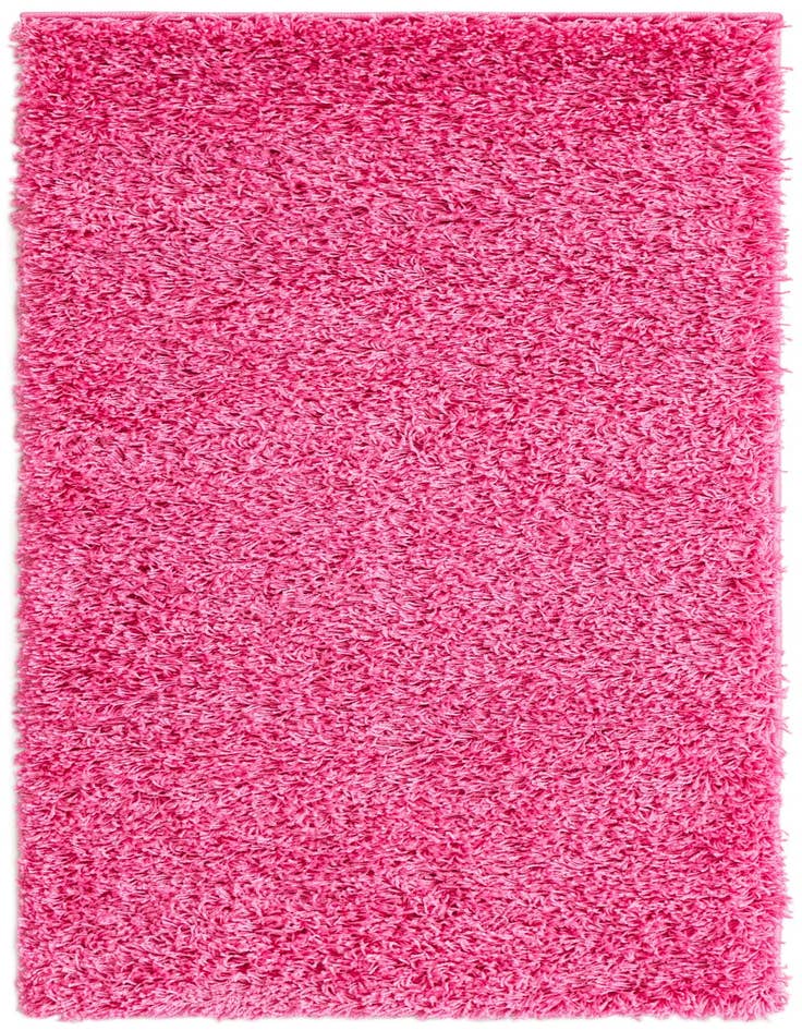 Detail image of 2' x 4' Solid Shag Runner Rug