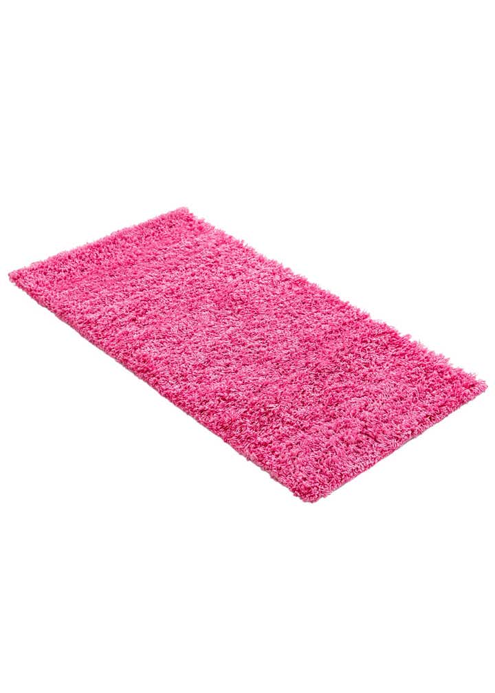 2' x 4' Solid Shag Runner Rug