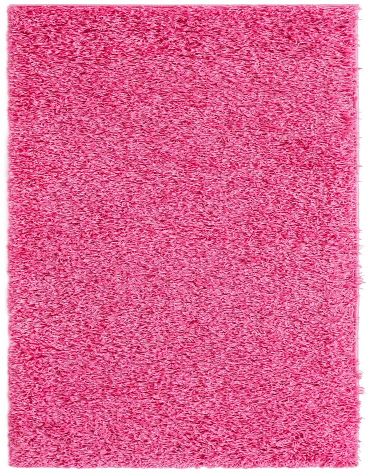 Detail image of 2' x 5' Solid Shag Runner Rug