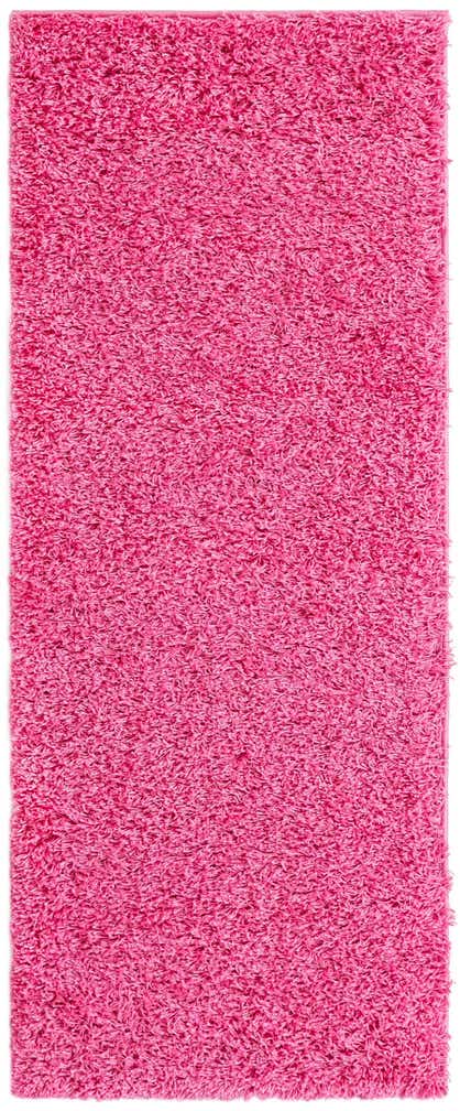2' x 5' Solid Shag Runner Rug