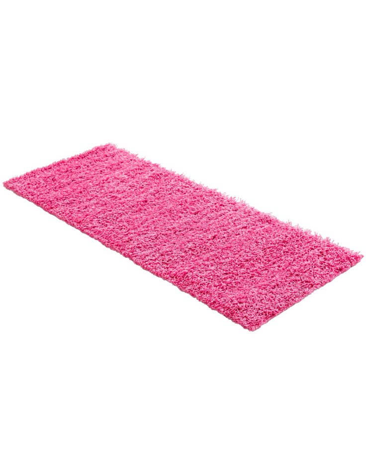 Detail image of 2' x 5' Solid Shag Runner Rug