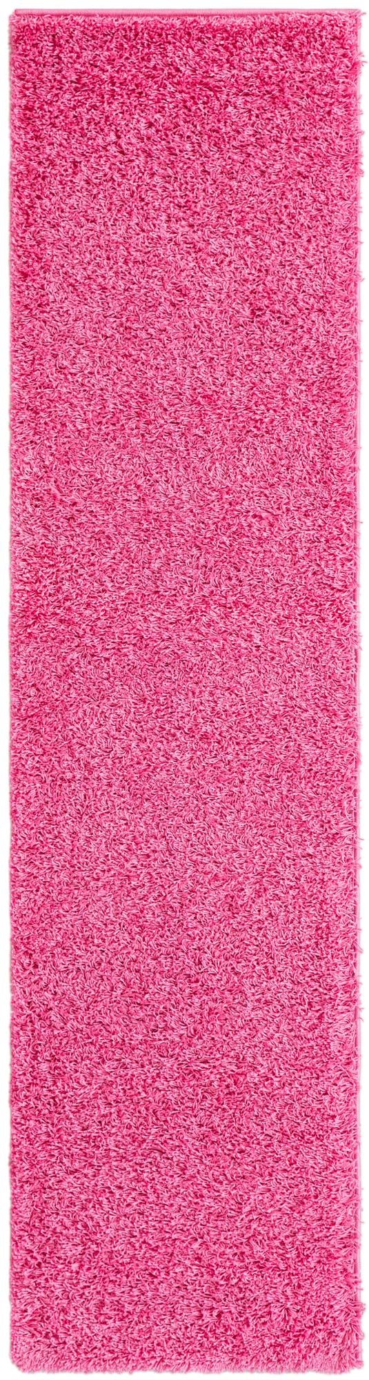 2' x 8' Solid Shag Runner Rug