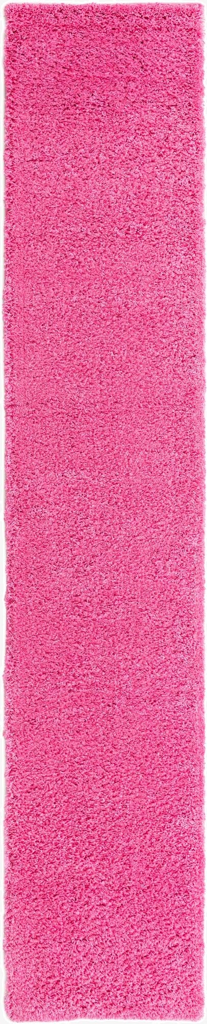 80cm x 400cm Solid Shag Runner Rug