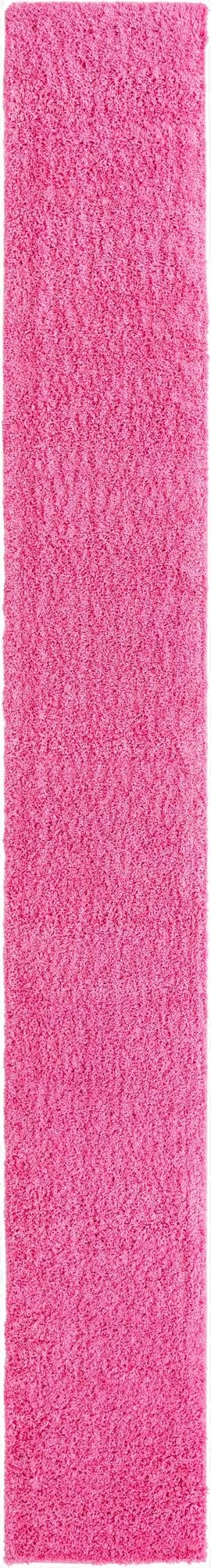 80cm x 600cm Solid Shag Runner Rug