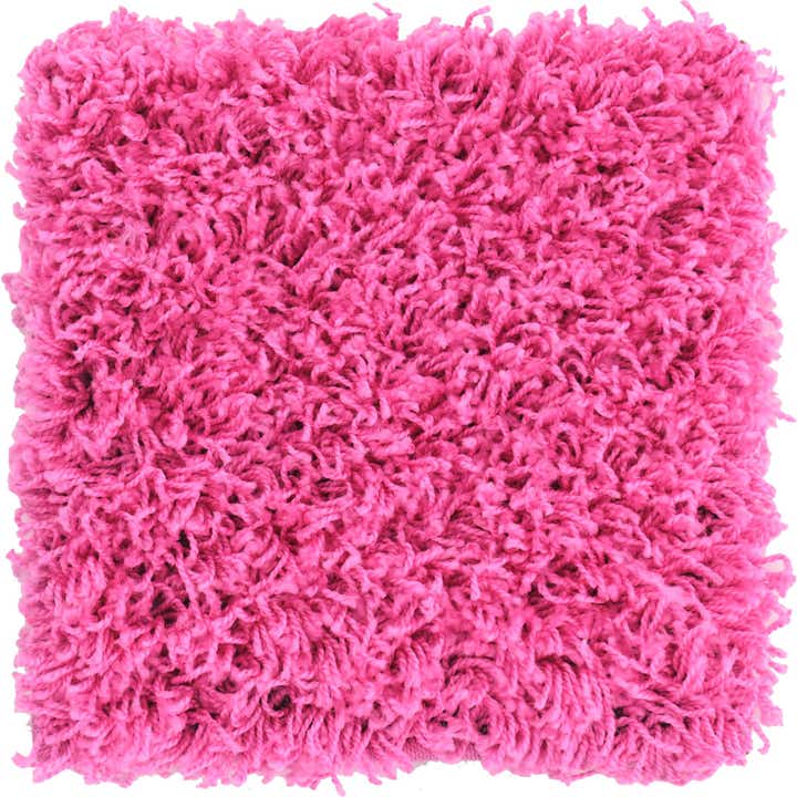 1' x 1' Solid Shag Sample Rug