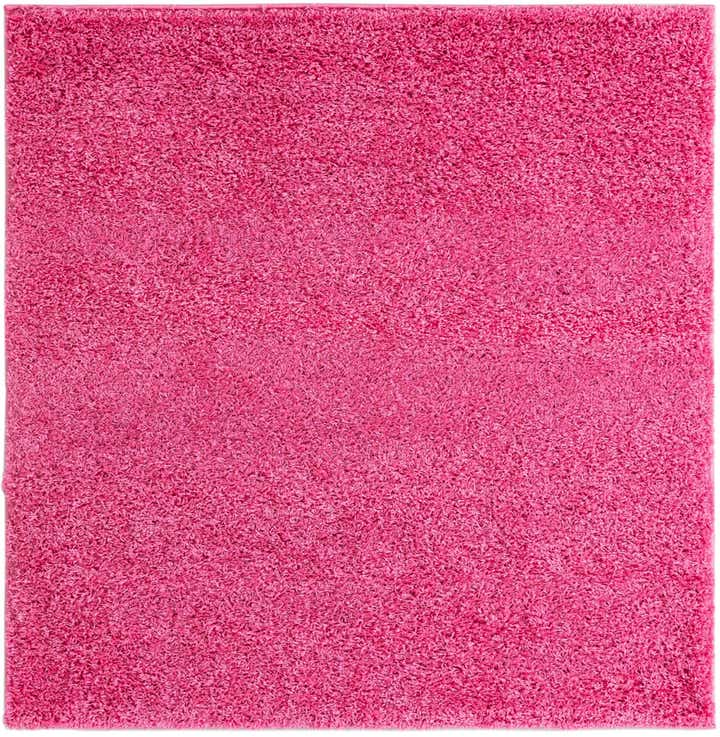 5' 3 x 5' 3 Solid Shag Square Rug
