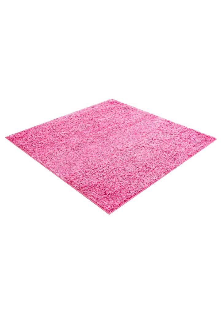 5' 3 x 5' 3 Solid Shag Square Rug