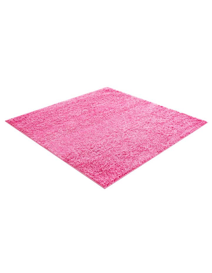 5' 3 x 5' 3 Solid Shag Square Rug