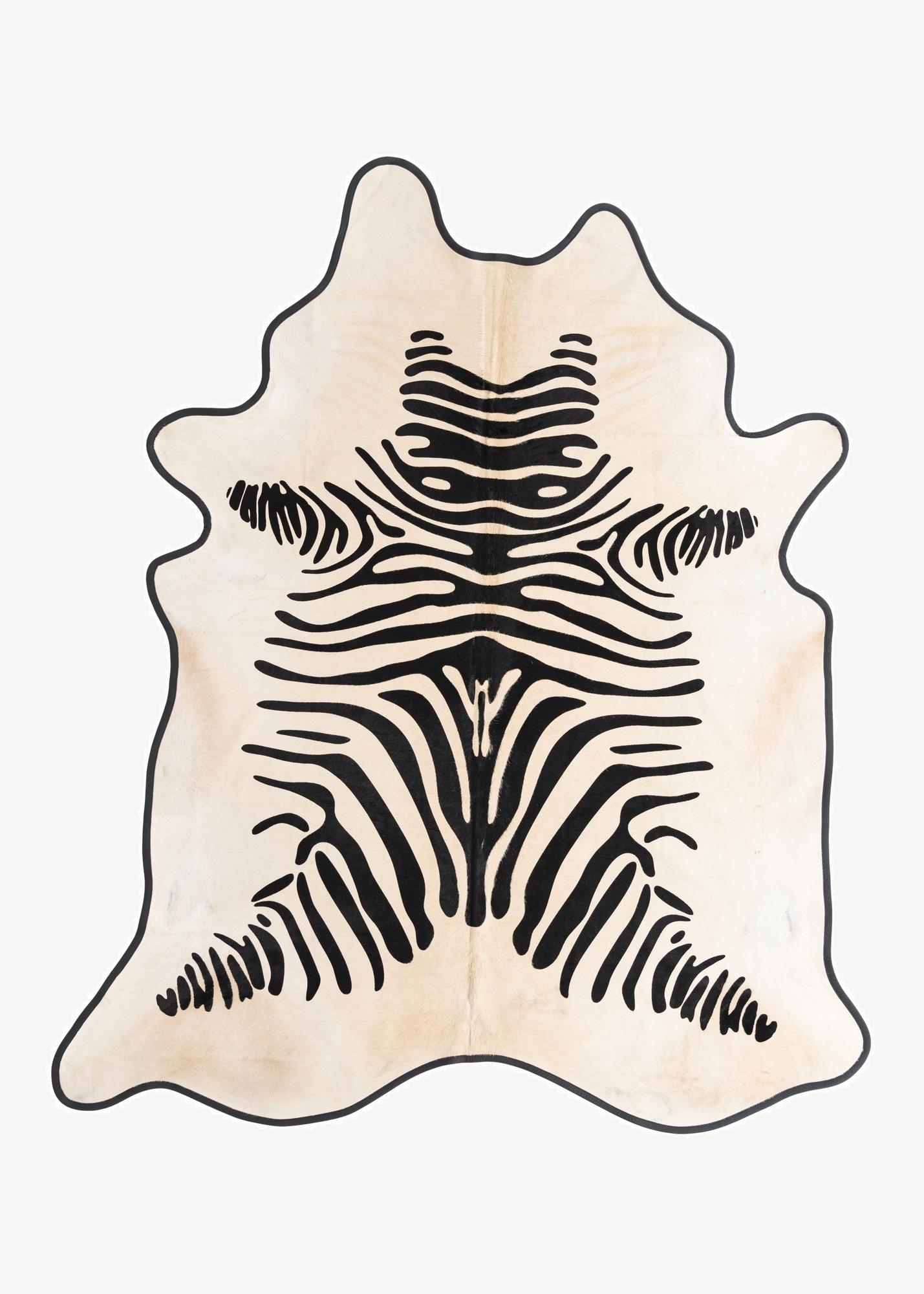 5' 8 x 6' 9 Cowhide Freeform Rug