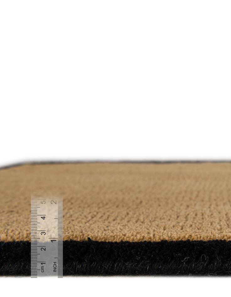 Detail image of 1' 7 x 3' 1 Happy Rugs Iced Coffee Wool Freeform