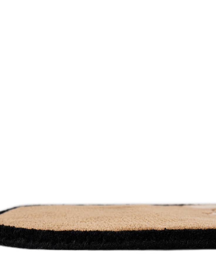 Detail image of 1' 7 x 3' 1 Happy Rugs Iced Coffee Wool Freeform