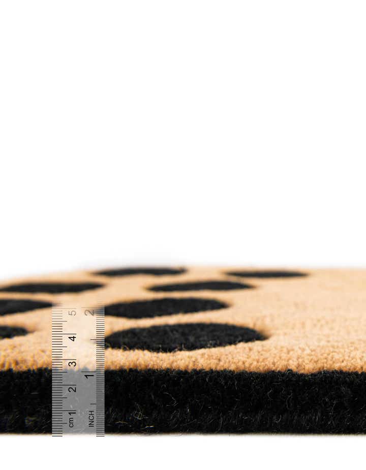 1' 7 x 3' 1 Happy Rugs Boba Tea Wool Freeform