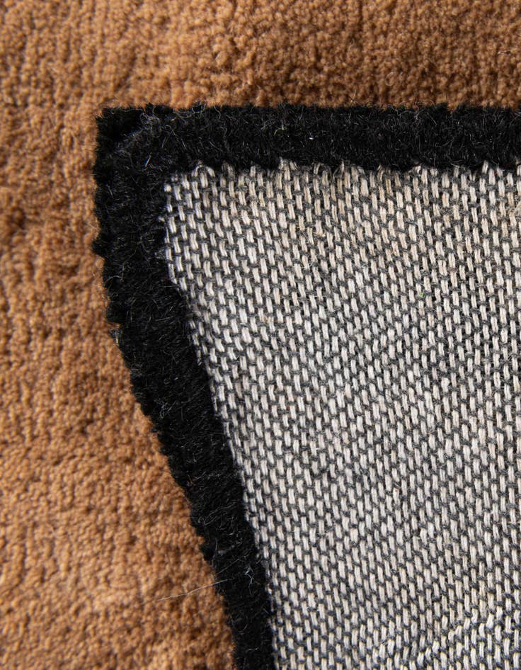Detail image of 1' 7 x 3' 1 Happy Rugs Boba Tea Wool Freeform