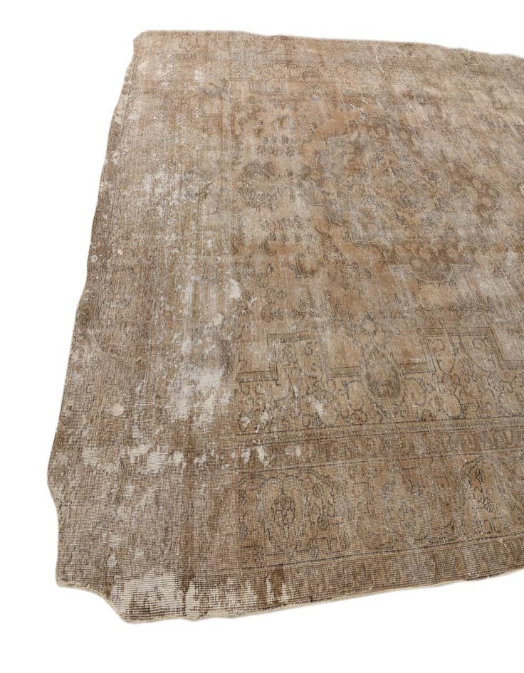 Detail image of 9' 4 x 12' 3  Hand Knotted Ultra Vintage Persian Wool Rug