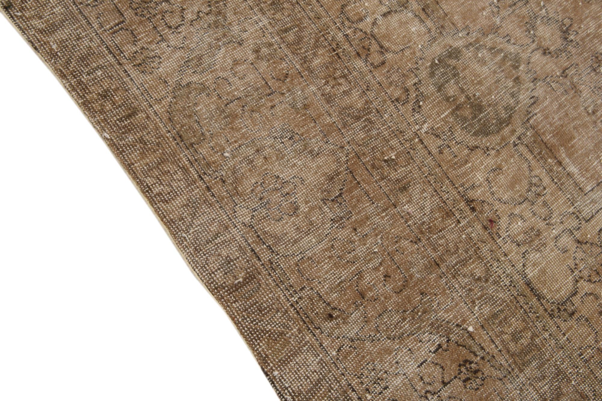 9' 4 x 12' 3 Hand Knotted Ultra Vintage Persian Wool Rug