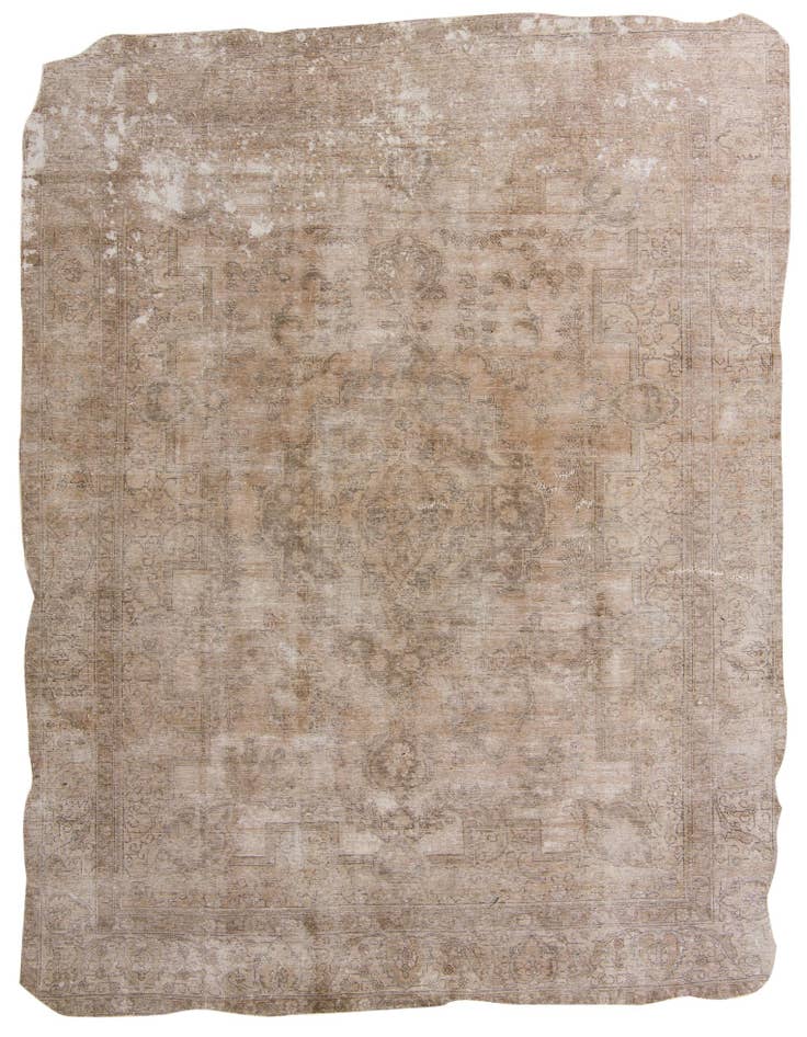 Detail image of 9' 4 x 12' 3 Hand Knotted Ultra Vintage Persian Wool Rug