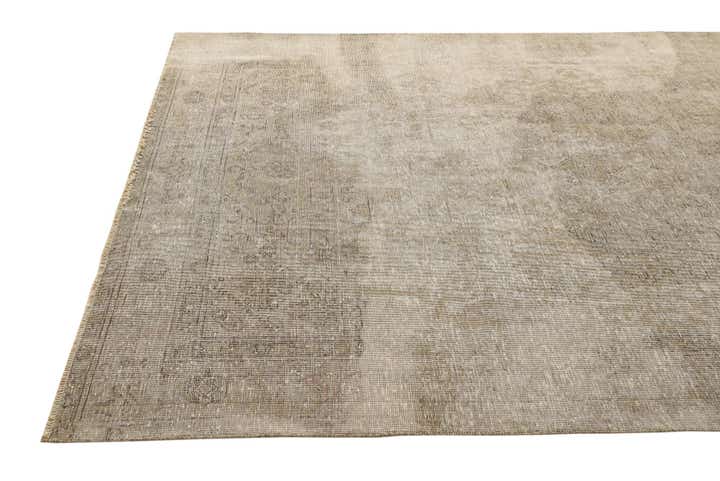 6' 5 x 9' 5 Hand Knotted Ultra Vintage Persian Wool Rug