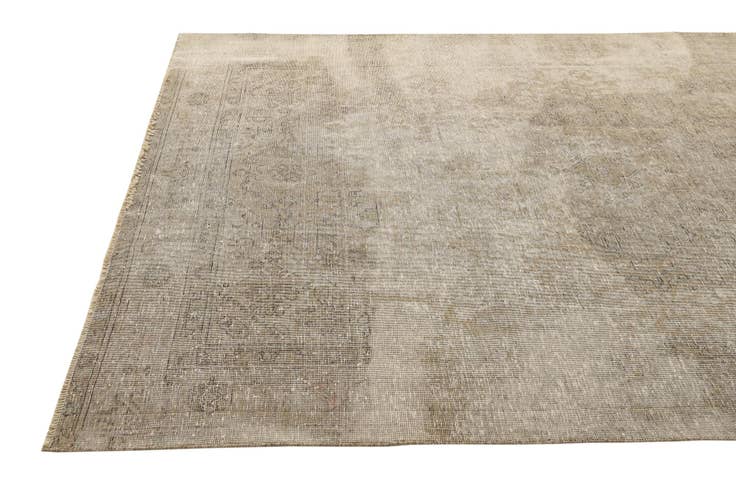 Detail image of 6' 5 x 9' 5 Hand Knotted Ultra Vintage Persian Wool Rug