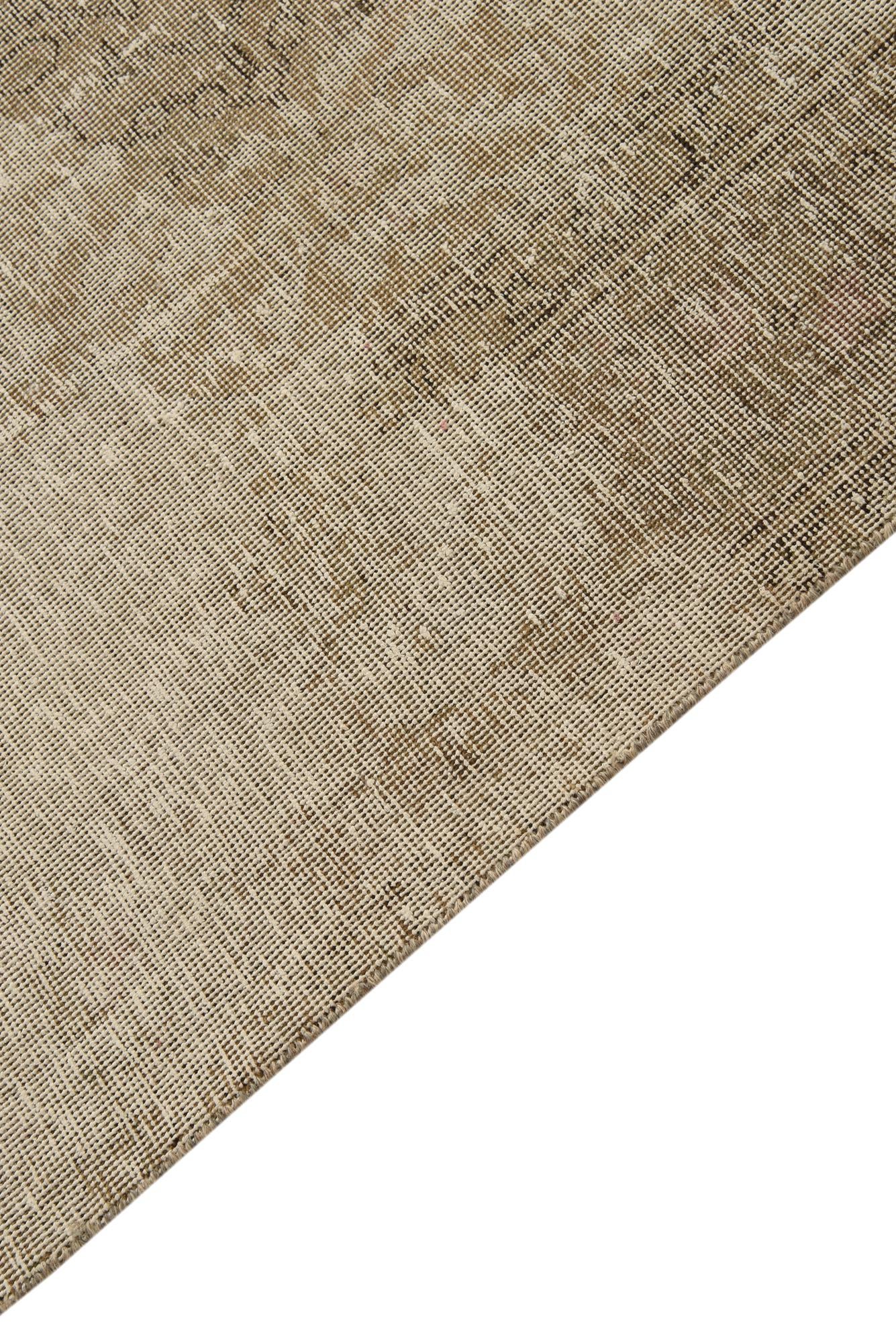 6' 5 x 9' 5 Hand Knotted Ultra Vintage Persian Wool Rug
