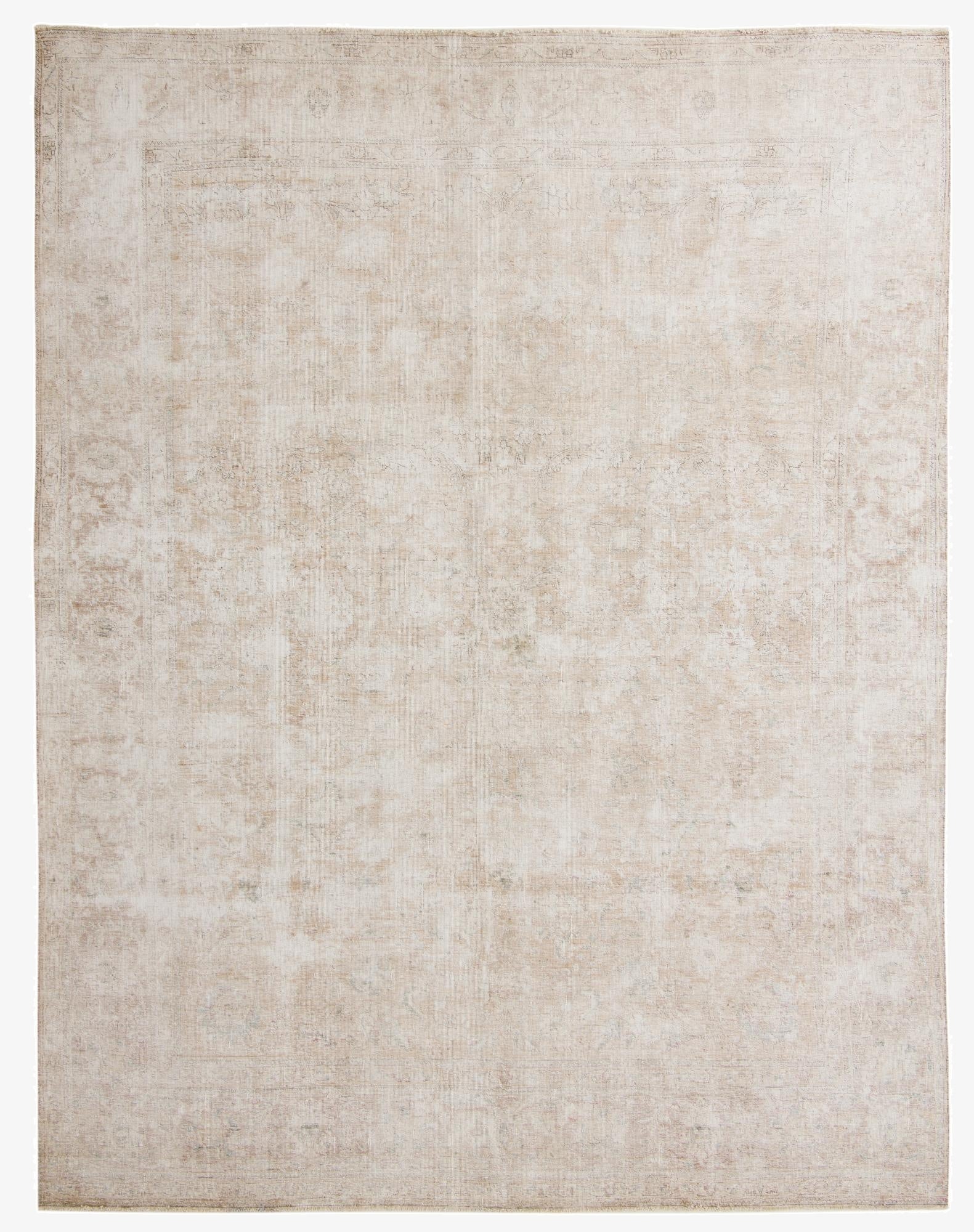 9' 6 x 12' 8  Hand Knotted Ultra Vintage Persian Wool Rug