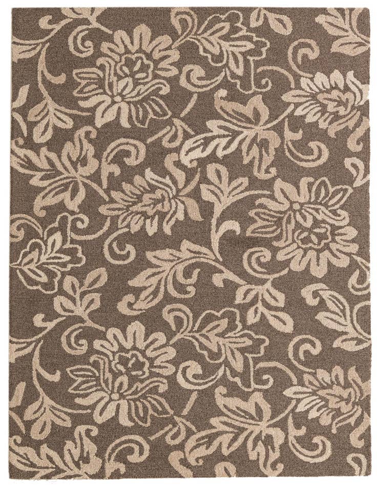 Detail image of 5' 1 x 8' Agra Wool Rug