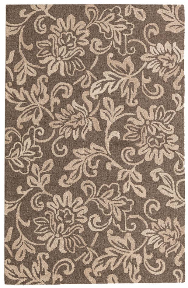 Detail image of 5' 1 x 8' Agra Wool Rug