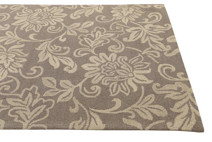 Detail image of 5' 1 x 8' 1 Agra Wool Rug
