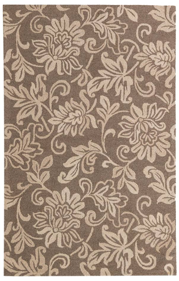 Detail image of 5' 1 x 8' 1 Agra Wool Rug