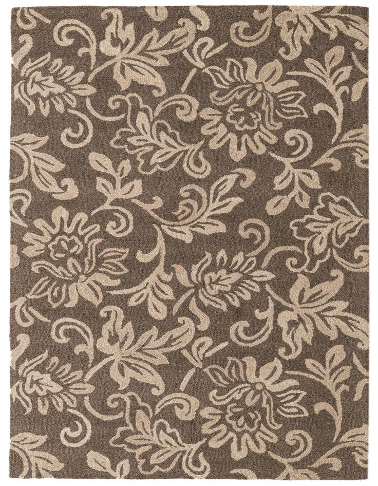 Detail image of 5' x 8' Agra Wool Rug