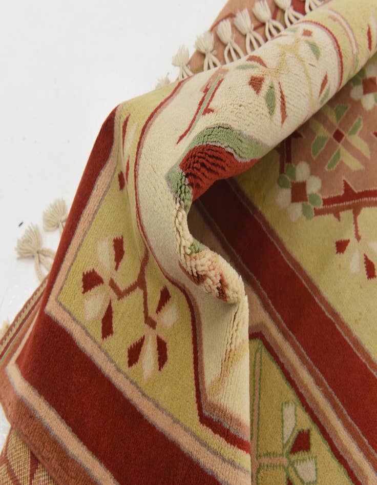 Detail image of 7' 2 x 10' 9  Hand Knotted Anatolian Oriental Wool Rug