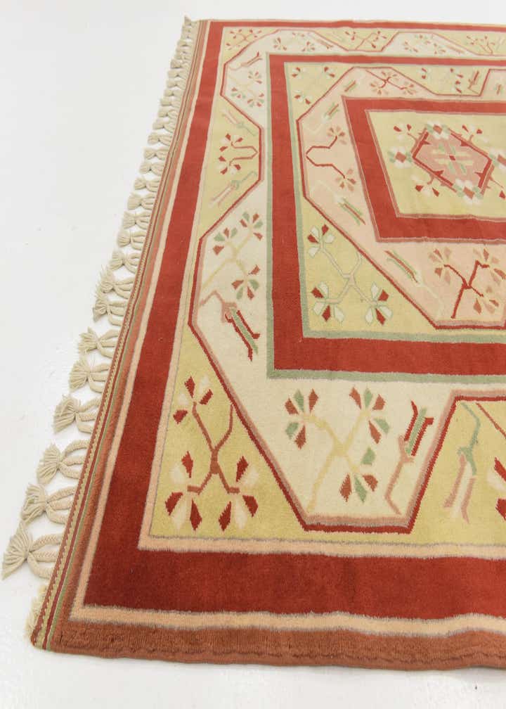 7' 2 x 10' 9 Hand Knotted Anatolian Oriental Wool Rug