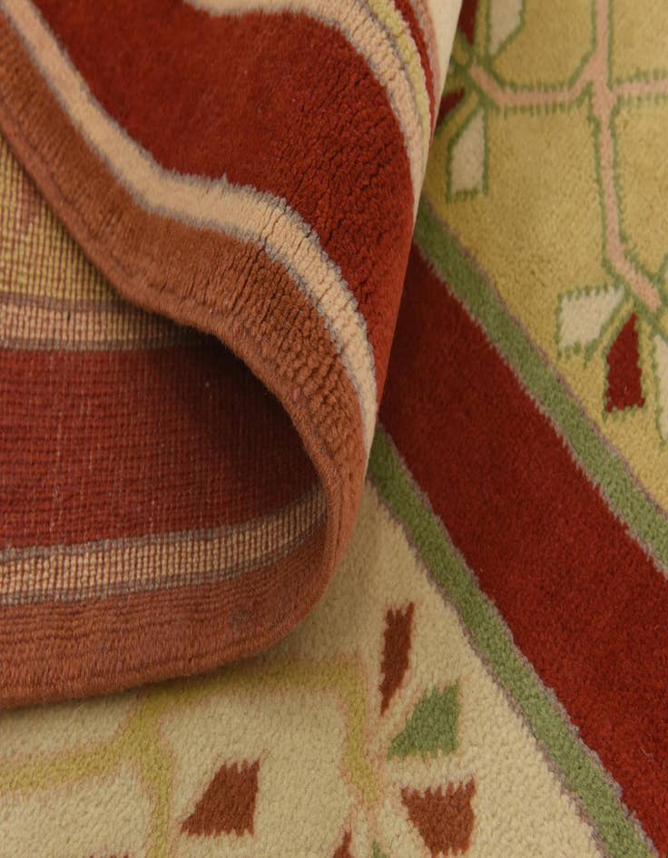 Detail image of 7' 2 x 10' 9  Hand Knotted Anatolian Oriental Wool Rug